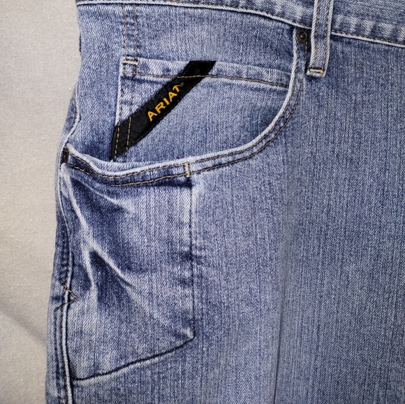 Ariat Rebar M4 Relaxed Boot Heavy Duty Jeans - Picture 2 of 6